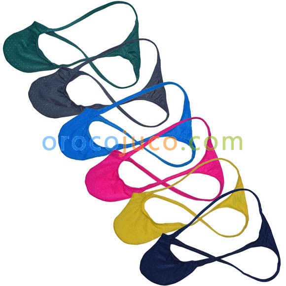 Fashion Men's Shiny Micro String Thongs Pouch T-back Sexy Swimwear Bikini Pants Male Underwear
