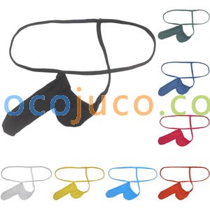 Men Modal String Thong No bondage Profile Modelling Underwear Long Bulge Pouch G-String
