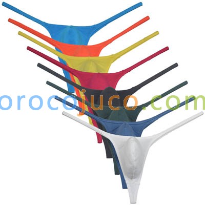 Men's Modal Thongs Bikini Underwear Hipster T-back Posing Trunks Fitness Tangas