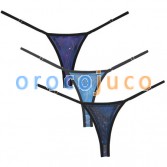 Women String Firmament Bikini Underwear Panty Adjustable Lined Thong Panties