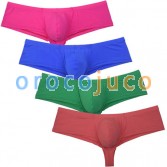 Men's Skin-friendly Pouch Boxer Bikini Underwear Male Buns Shorts Hipster Trunks