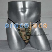 Men Camouflage  G-Strings & Thongs  Gay Men Underwear Nylon Thong Mens MU339X