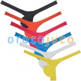 Men's Modal String Thong Ultra Fit Pouch Underwear Low-rise Bikini Tangas Shorts