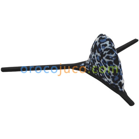 Tanga Para Hombre Con Estampado De Leopardo Y Camuflaje - Bolsillo Amplio, 90% Poliéster, 10% Spandex, Tallas M A XXL