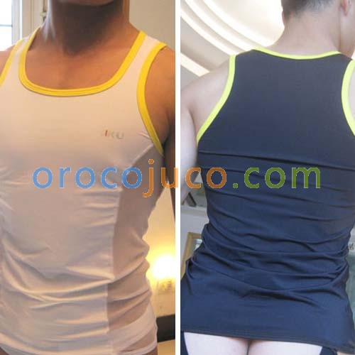 New Sexy Mens Underwear Tank Top Vest Black & White MU71