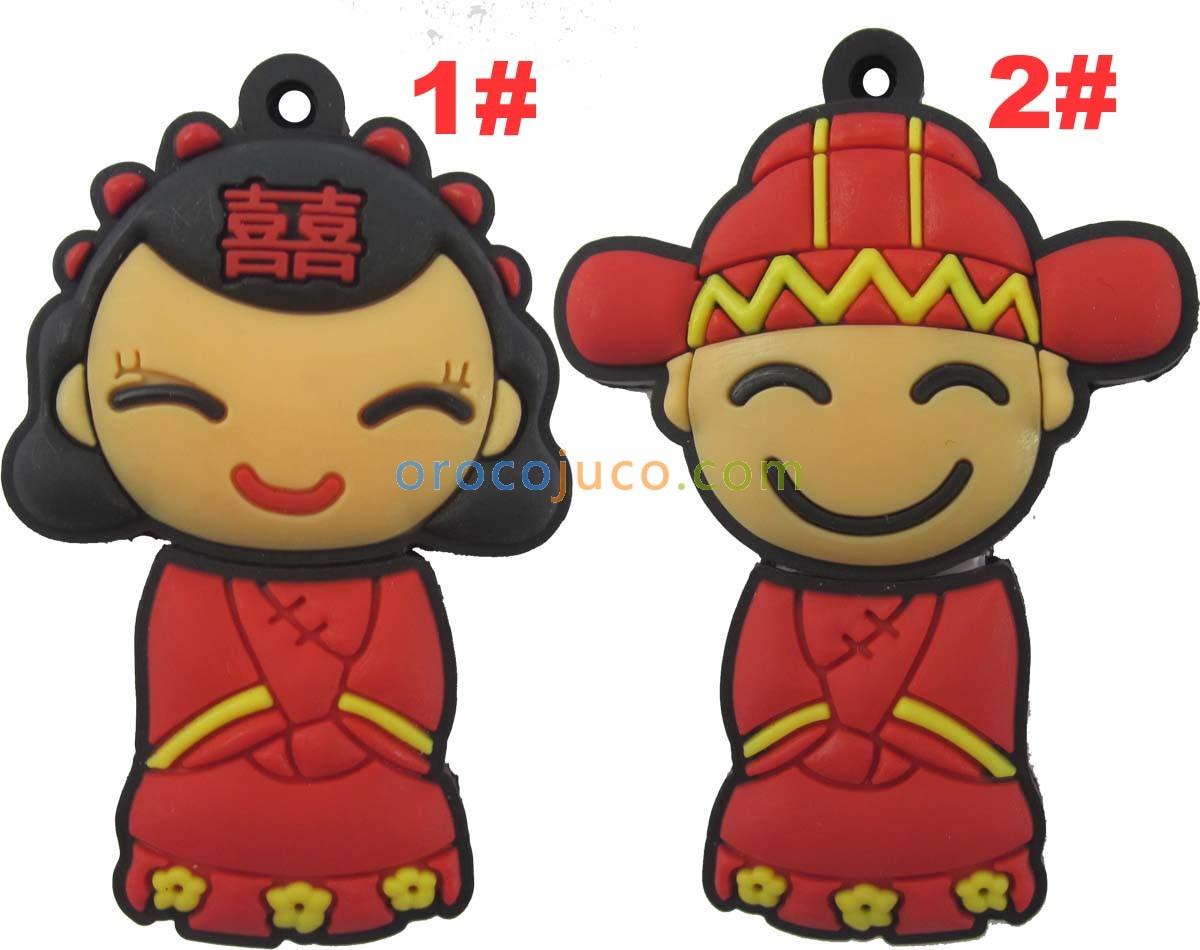Nice Bride Figure USB Memory Flash Drive Bridegroom Figure Pen Drive 8GB/16GB/32GB EU46