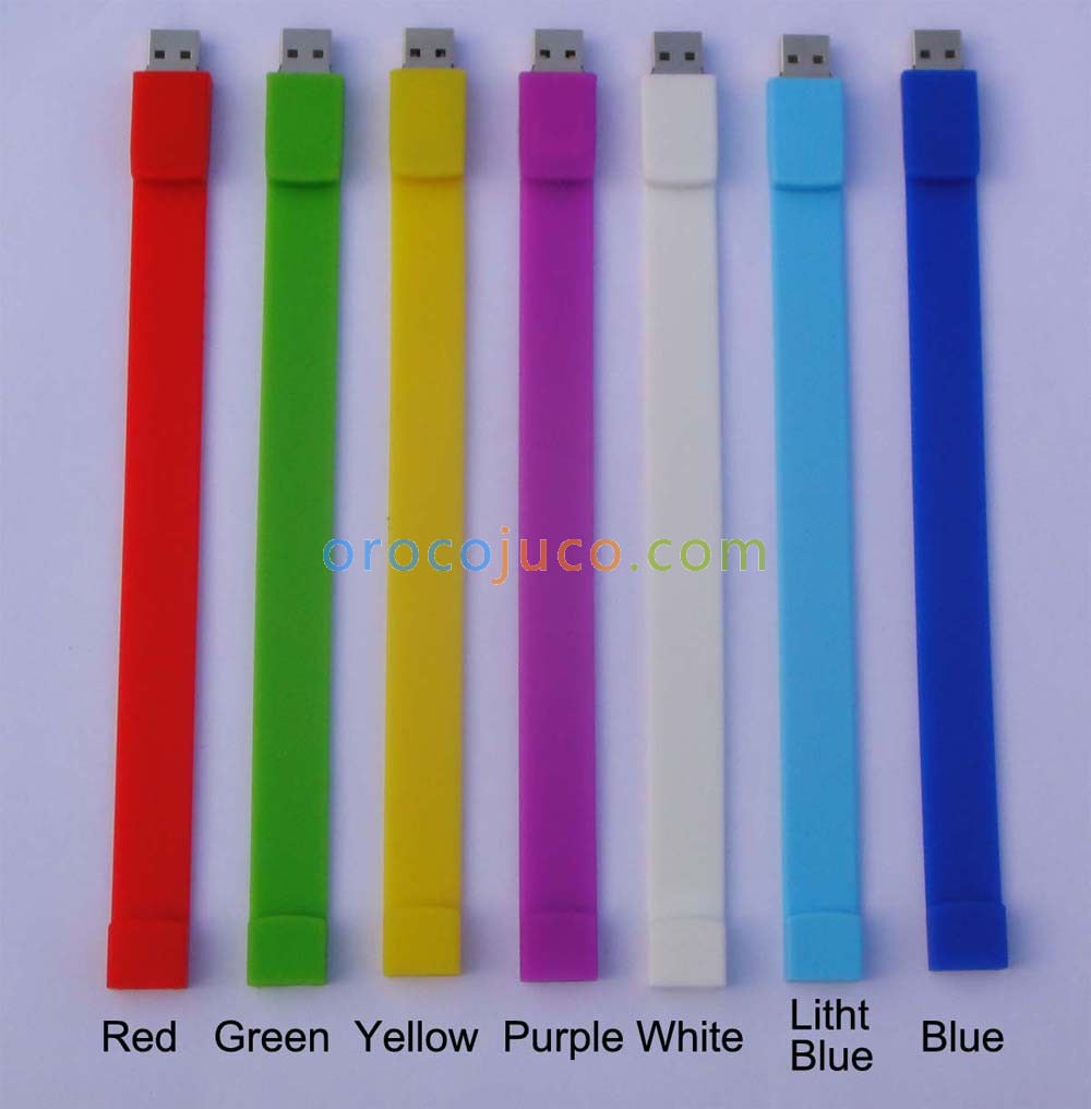 Coloful Fashion Wristbelt Bracelet U-Dis 8GB/16GB/32GB USB Drive Flash Memory Stick  EU59