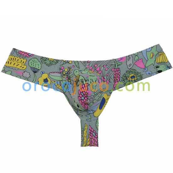 Micro Boxers Men's Bulge Pouch Boxers Print Male Underwear Bikini Mini Boxers MU16N