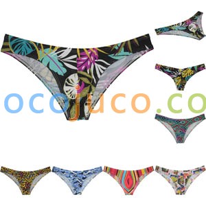 Men's Bikini Beautiful Underwear Pucker Posing Sposrts Half Cover Cheeky Briefs