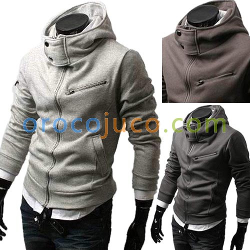 Men’s Stylish Slim Fit Hoodies Jacket Coats 4 Size 4 Color MU1011