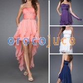 Vestido de cóctel de noche de dama de honor de la fiesta de baile de dama de honor EC01