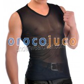 Camisa corta de Malla suave de los hombres frescos Ropa interior sin mangas Tank Top Chaleco Titness Wear MU928