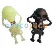 8G / 16G / 32GB Soft Monster Evil Skull memoria flash USB Stick Pen gel de sílice U-Disk EU12