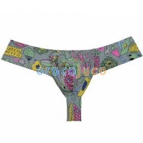 Micro Boxers Men's Bulge Pouch Boxers Print Male Underwear Bikini Mini Boxers MU16N