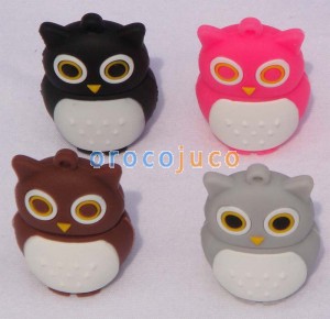Coloful lindo OWL en forma de 8 GB / 16 GB / 32 GB Memory Stick Animal Flash Pen Drive USB Drive EU67