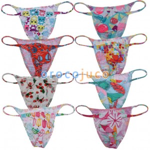 Sexy Men Cheeky Shorts Underwear Micro Hip Briefs String-cost Trunks Bikini brasileño MU59N