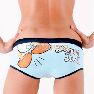 Pantalones cortos KT67 de dibujos animados Donald Duck Women's Girl