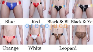 Hombre sexy de talle bajo Briefs Swimwear Bikini MU27