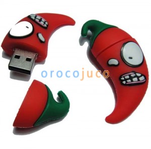 Triste Chilli8G / 16GUSB Memory Stick Flash Pen Drive amargo Chiles rojos EU04