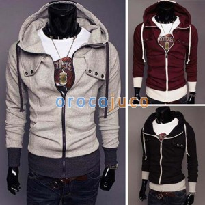 Chaqueta para hombre Slim FIT Coat Size XS ~ L 4 Color MU1002