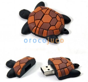 Impulsión linda de la pluma de memoria de Driveflash del USB de la tortuga 8GB / 16GM / 32GB EU15