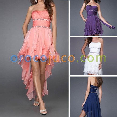 Bridesmaid Prom Party Ball Dovetail Evening Cocktail Dress EC01