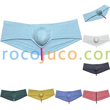 Men's Briefs Hip Hop Boxer Pouch Bikini 1/2 Bottoms Underwear