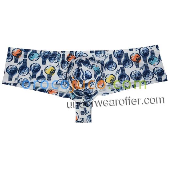 Men Cheek Boxer Underwear Bulge Pouch Micro Cheek Thong Boxer Slip Mini Boyshort MU777