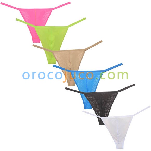 Fashion G-strings For Men Sexy Pouch Bikini Thongs Underwear Elastic Stretch Comfy Shorts Mini Underpants