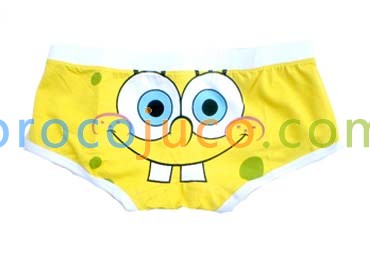 Cartoon SpongeBob Women's Girl's Underwear  shorts KT69