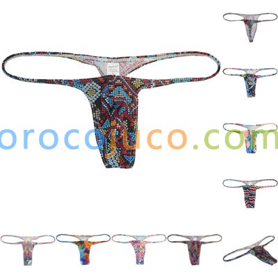 Men's Thong Posing Slim Bikini Minimal Coverage Swim Hipster G-string Underwear