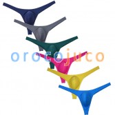 Sexy Men's Bikini Underwear Thongs Protruding Pouch G-strings Fashion Shorts Mini Underpants