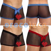 Pantaloncini trasparenti da uomo trasparenti Boxer MU112