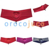 Men's Shiny Ice Silk Boxers Wet Look Soft & Elast Pouch Cheeky Underwear