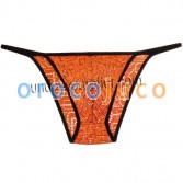 Slip intimo per uomo in jacquard con slip in corda sintetica modello MU615