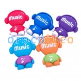 Unità a forma di penna a forma di ragazza di musica con memoria Flash USB da 8 GB / 16 GB / 32 GB EU07
