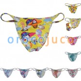 Men Cheeky Pouch Briefs Posing Underwear Pucker Back String Bikini Briefs Swimwear