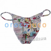 Sexy Uomo Micro Tanga Pantaloni Uomo String Shiny Bikini Cotton Slip Intimo maschile MU14N