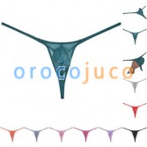Sexy Men's Glass Yarn Bikini Thong Underwear See-through G-String Organdy Tangas