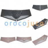 Men Bubble Knitted Fabric Thong Boxers Underwear Soft & Elastic & Cheeky Briefs
