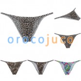 Mens Cheeky Briefs Lionhearted Bikini Contour Pouch Silky Soft Leopard Underwear