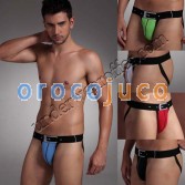 5 Sizes Sexy Men’S Cotton Fashion Mini Bikini Thong Jock Strap T-Back Underwear G-String MU1901