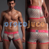 Felpe per il respiro colorato da uomo sexy Pantaloncini da boxer Intimo Bulge Pouch Boxer Asia Taglia L XL XXL 3XL MU1936