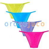 Bikini intimo sexy in pizzo jacquard perizoma intimo Cintura a rete aperta T-Back MU241X