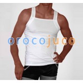 New Sexy Men’s Underwear Tank Top Vest Size M L White MU880
