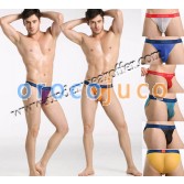 New Sexy Men’s See Through Mesh Skimpy String Bikinis Underwear Bulge Pouch Sheer Mini Briefs Size S M L 8 Colors For Choose MU888