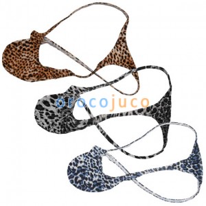 Nuovi Uomini Intimo Sexy Uomini Leopard Micro perizoma Sectert Bulge Pouch Maschio Soft String Tanga MU02N