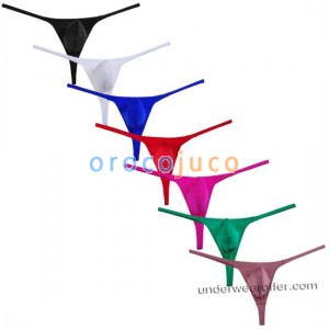 Mens Spandex Pouch Tanga Underwear Elastico Costumi da bagno G-String Micro Bikini T-back MU277X