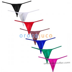 Spandex Bulge Pouch da uomo Tanga Underwear Elastic Swim Micro perizoma String T-Back MU278X