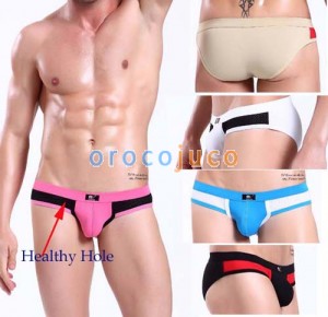 Sexy Uomo Sano buco Biancheria intima Pantaloncini Slip MU139